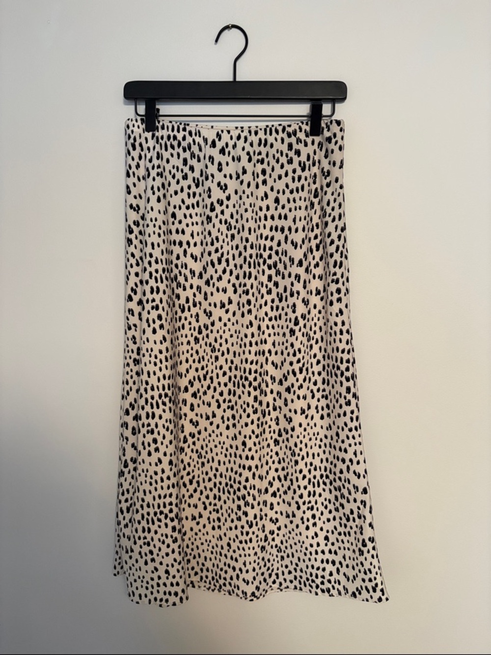 Altar’d State Leopard Satin Midi Skirt